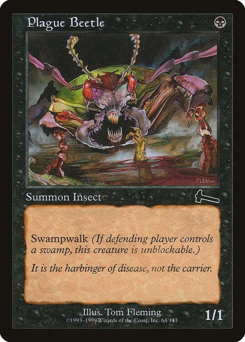 Plague Beetle Card Front