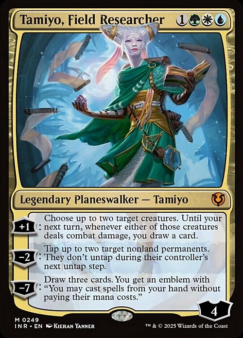 Tamiyo, Field Researcher Card Front