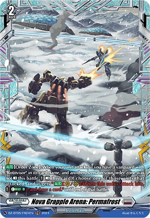 Nova Grapple Arena: Permafrost Card Front