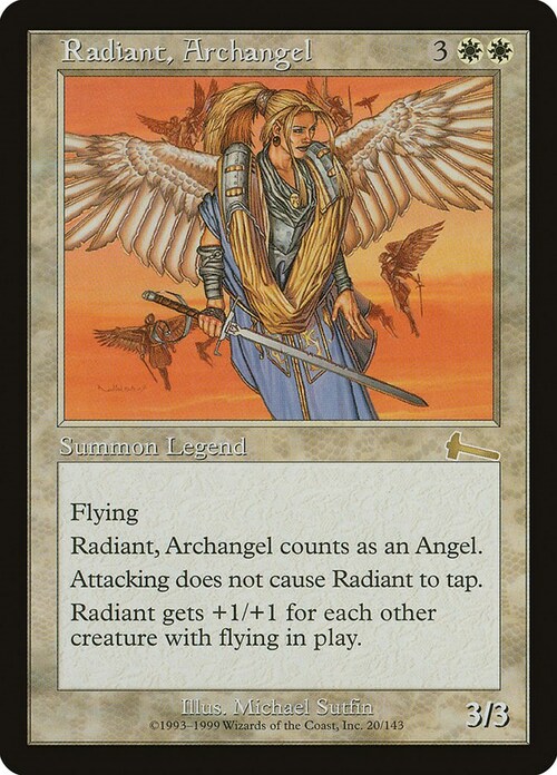 Radiant, Archangel Card Front