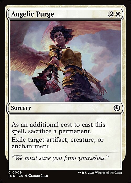 Angelic Purge Card Front