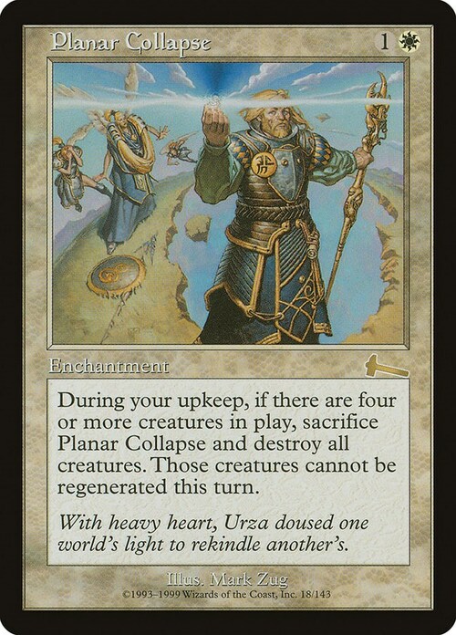 Planar Collapse Card Front