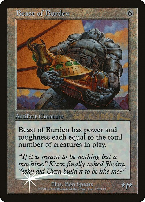 Beast of Burden Card Front