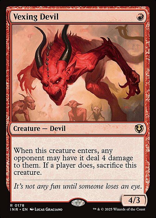 Vexing Devil Card Front