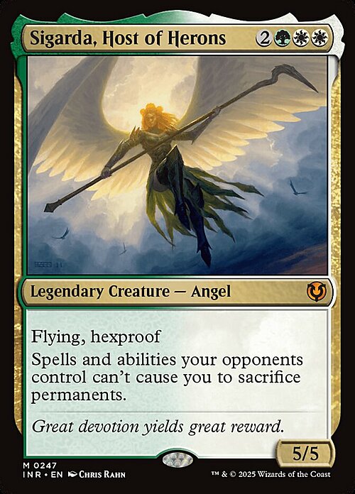 Sigarda, Host of Herons Card Front