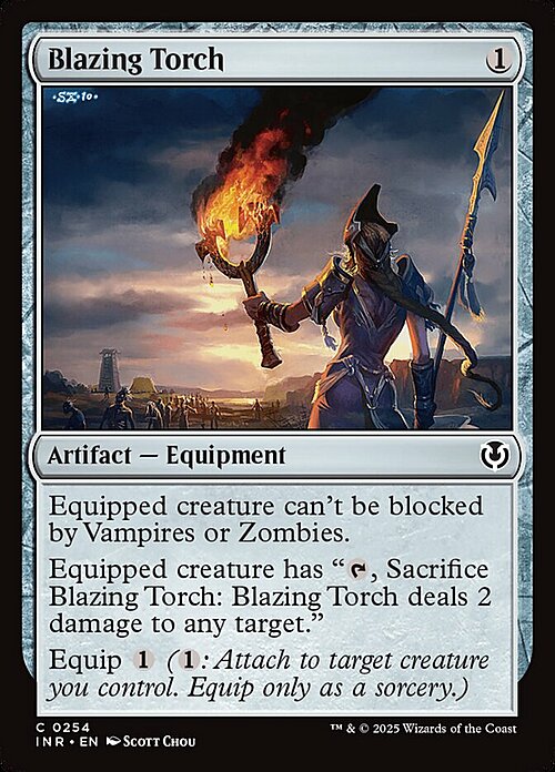 Blazing Torch Card Front