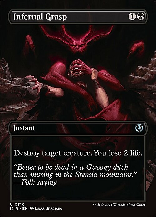 Infernal Grasp Card Front