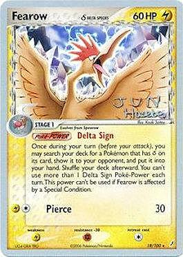 Fearow Card Front