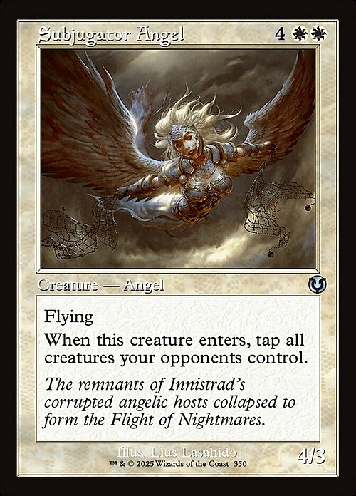 Subjugator Angel Card Front