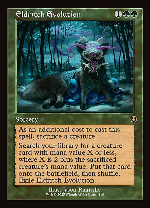 Eldritch Evolution Card Front