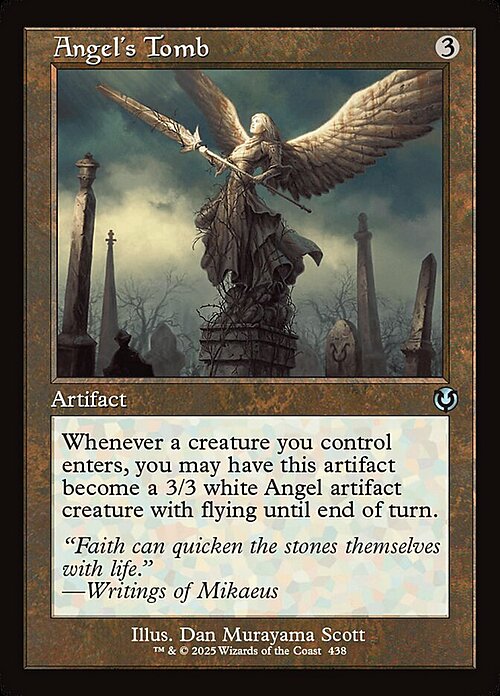 Angel's Tomb Card Front