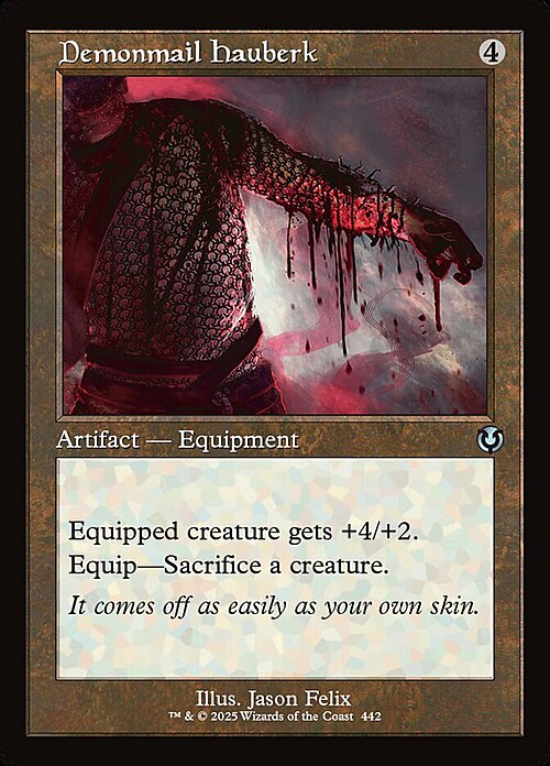 Demonmail Hauberk Card Front