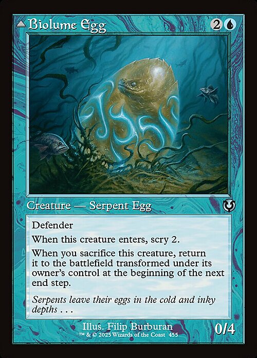 Biolume Egg // Biolume Serpent Card Front