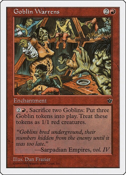 Goblin Warrens Card Front