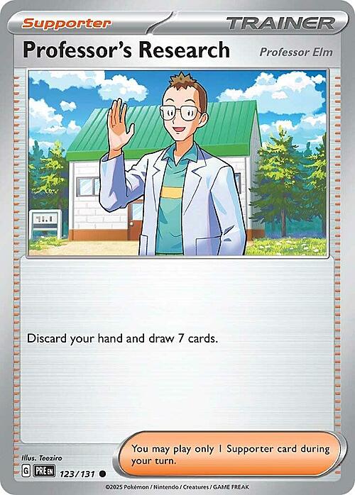 Professor's Research - Professor Elm Card Front