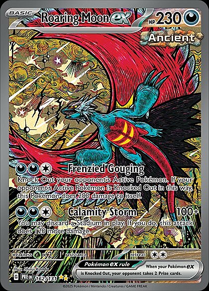 Roaring Moon ex Card Front