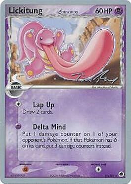 Lickitung Card Front