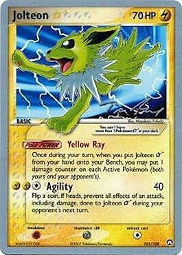 Jolteon Star Card Front