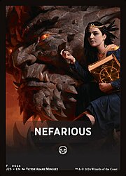 Theme Card: Nefarious