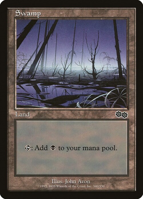 Swamp Card Front