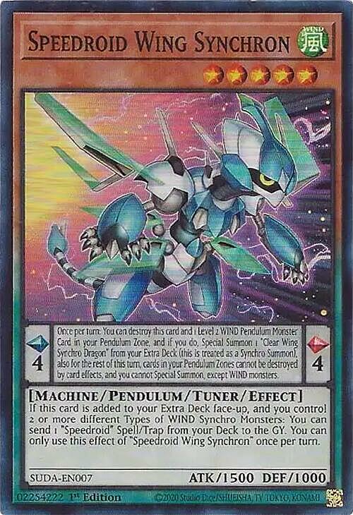 Speedroid Wing Synchron Card Front