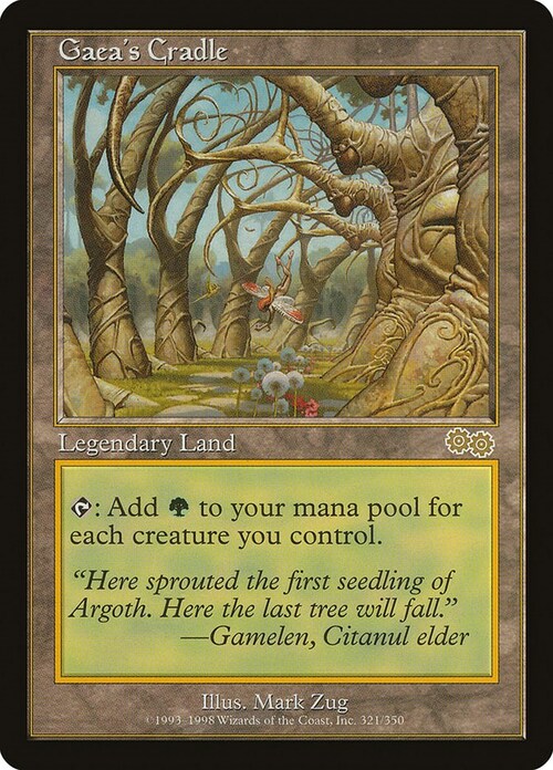 Gaea's Cradle Card Front