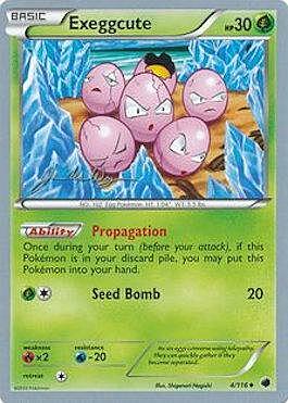 Exeggcute Card Front