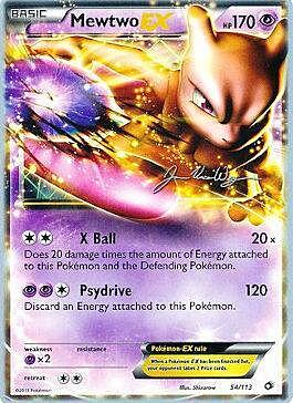 Mewtwo EX Card Front