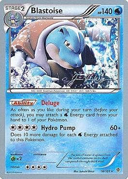 Blastoise Card Front