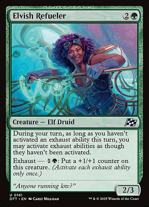 Elvish Refueler Card Front