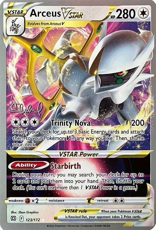 Arceus VSTAR Card Front