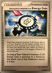 Team Galactic's Invention G-101 Energy Gain