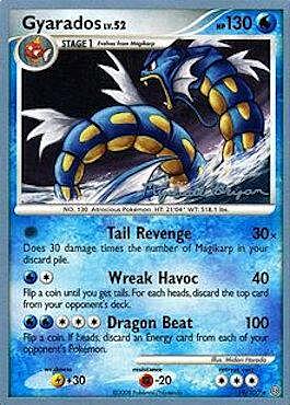 Gyarados LV.52 Card Front