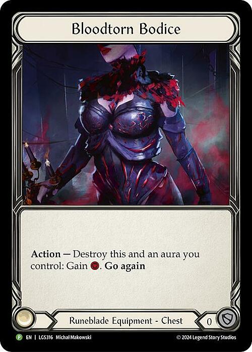 Bloodtorn Bodice Card Front