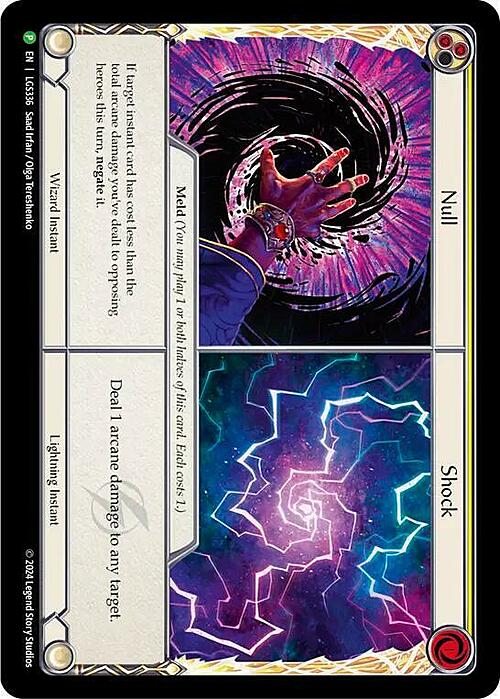 Null // Shock Card Front