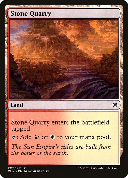 Stone Quarry Card Front