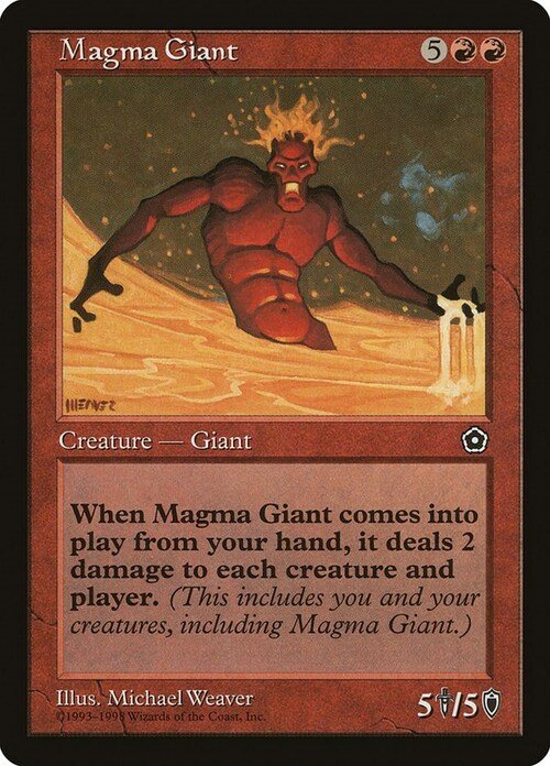 Magma Giant Card Front