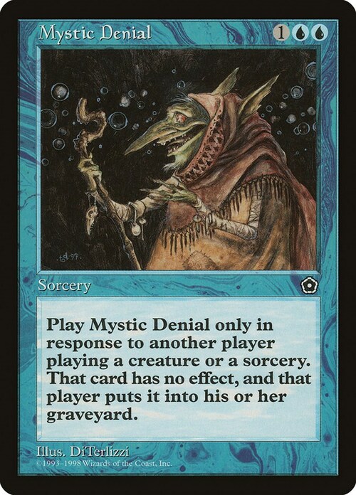 Mystic Denial Card Front