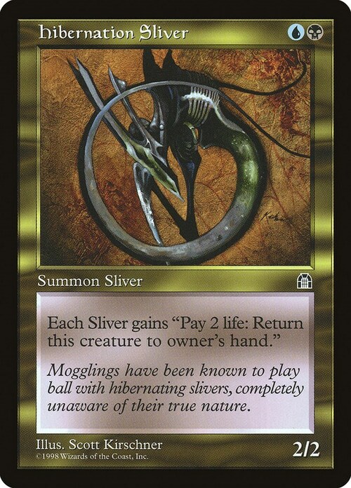 Hibernation Sliver Card Front