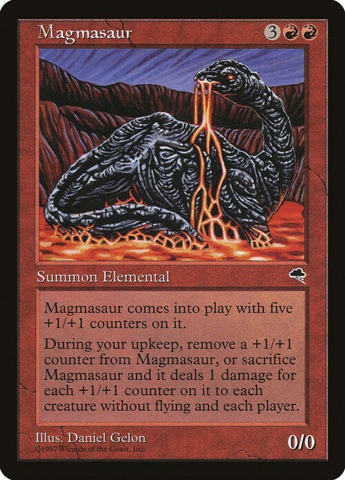 Magmasaur Card Front