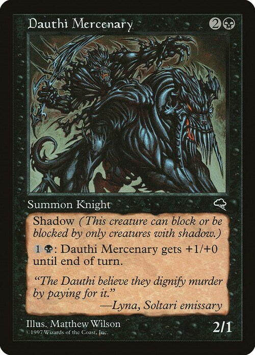 Dauthi Mercenary Card Front