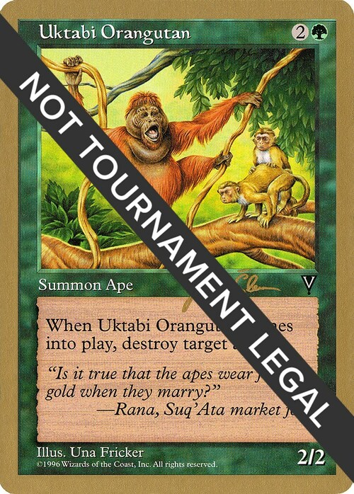 Uktabi Orangutan Card Front