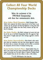 1998 World Championships Ad