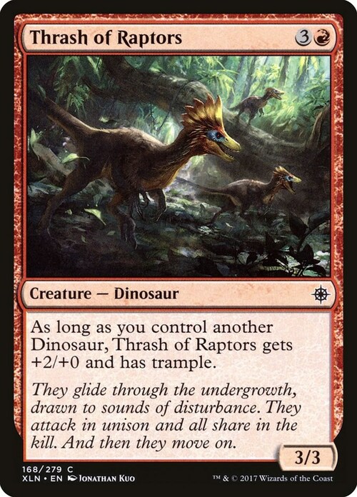 Thrash of Raptors Card Front