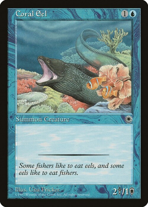 Coral Eel Card Front