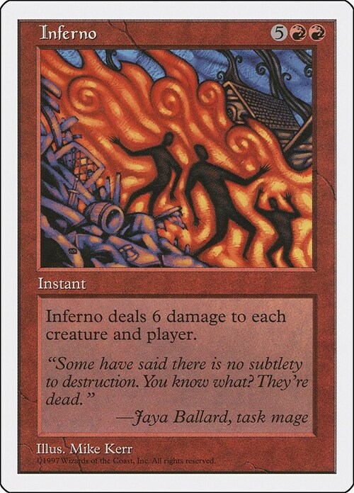 Inferno Card Front