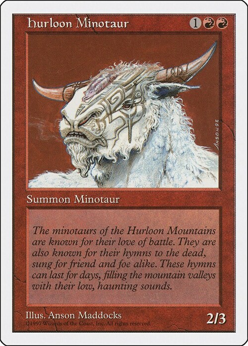 Hurloon Minotaur Card Front