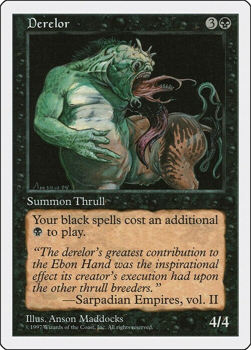 Derelor Card Front