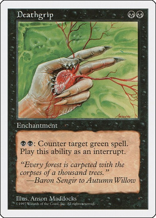 Deathgrip Card Front