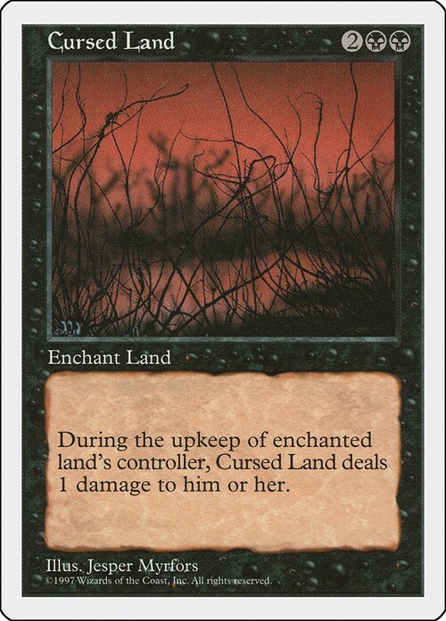 Cursed Land Card Front